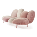 Trzy Seaters „Cipria” Sofa Sofa Meble